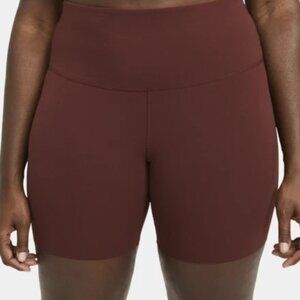 Nike Women's Yoga Luxe 7" High-Rise Shorts DC5417-273 3X Plus Size‎